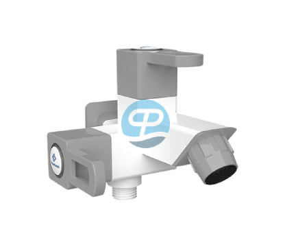 2 in 1 Bib Cock with Flange - LPI07