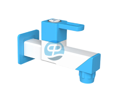 Long Bib Cock with Flange - LPI04