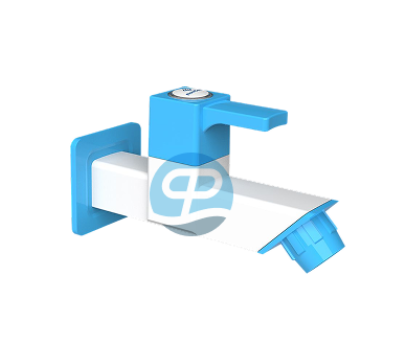 Long Bib Cock with Flange - LPO03